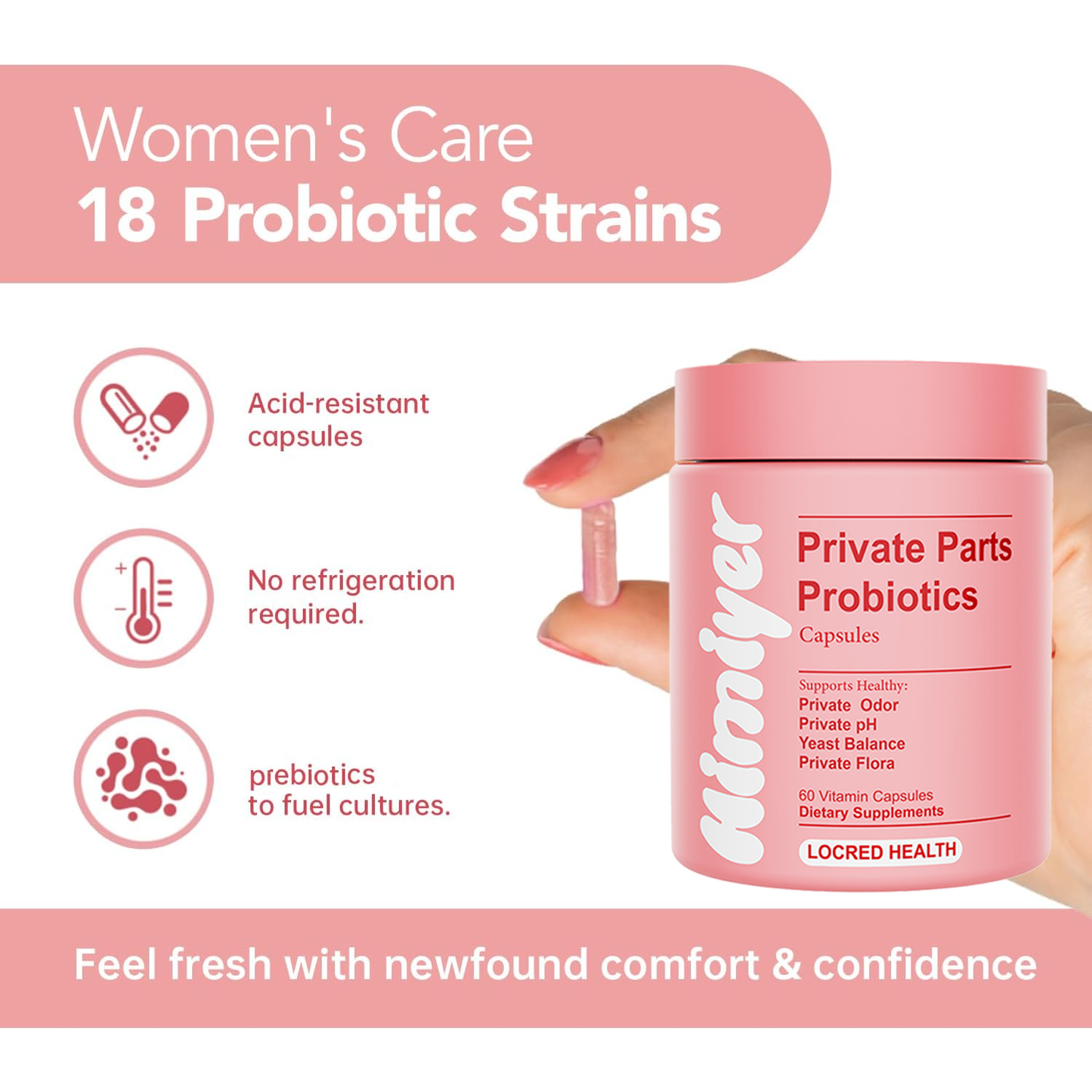 Women’s Private Parts Probiotics Capsules