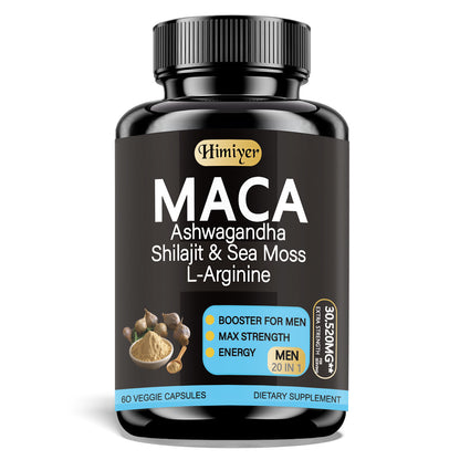 Maca & Ashwagandha Power Blend with Sea Moss