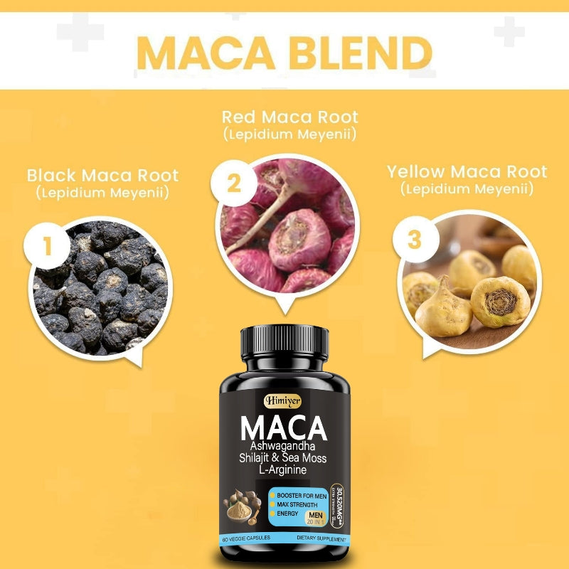 Maca & Ashwagandha Power Blend with Sea Moss