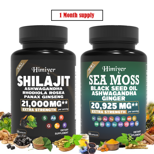 Shilajit Ashwagandha & Sea Moss Power Pack